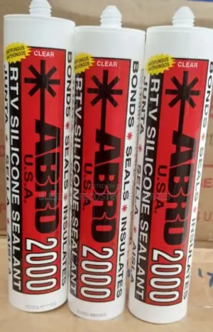 Abro Silicon 2000 Clear- White Black