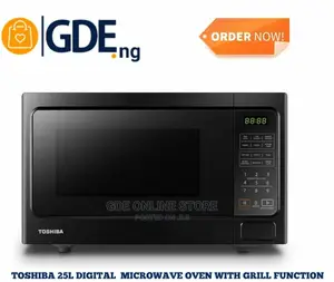 Toshiba 25L Digital Microwave Oven With Grill Mm-eg25p(Bk)