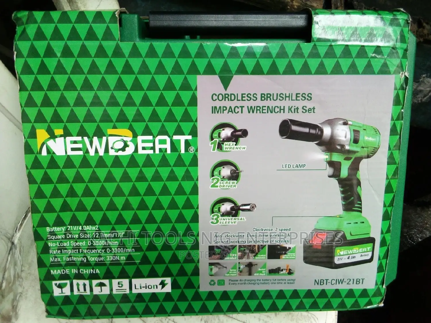 1/2 Battery Impact Wrench Machine