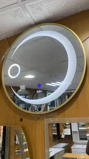 Gold Frame Mirror 60cm