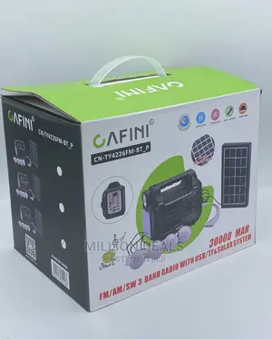 Unique Solar Lighting Radio Fm System