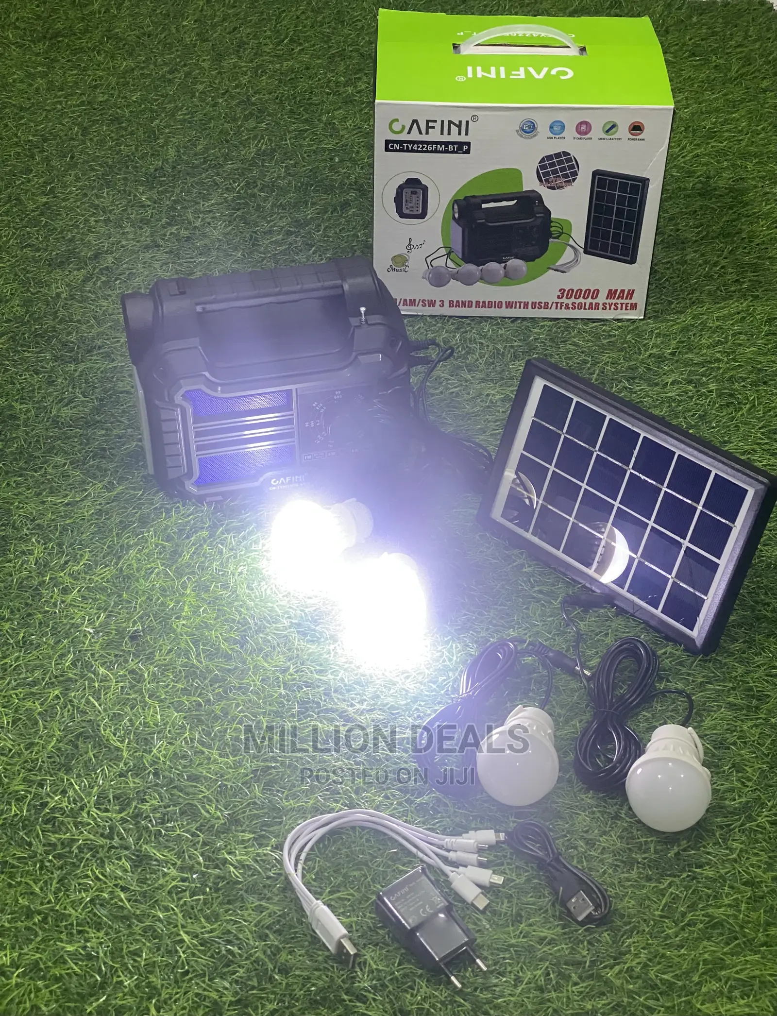 Unique Solar Lighting Radio Fm System