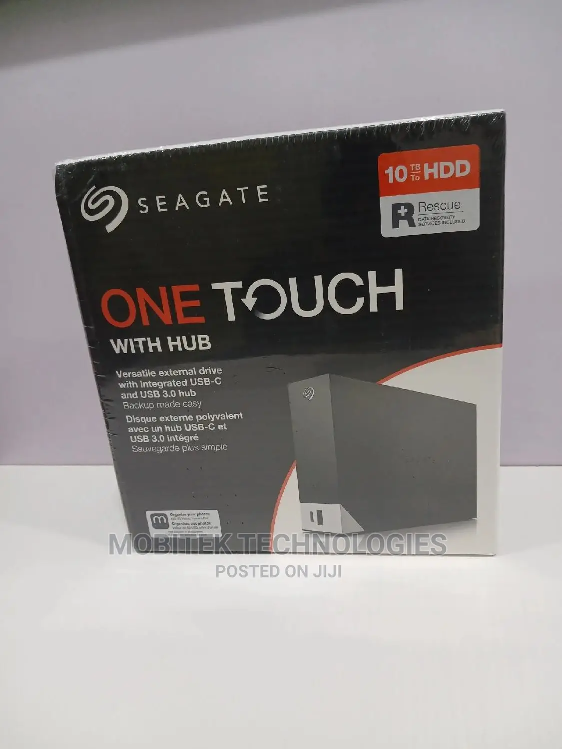 10tb Seagate One Touch External Power Storage Hard Drive