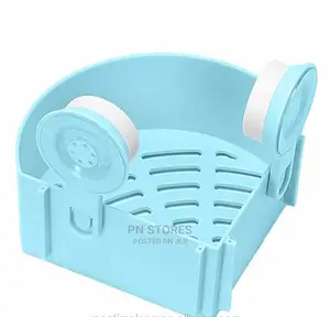 Bathroom Shelf Wall Corner Suction Storage Rack