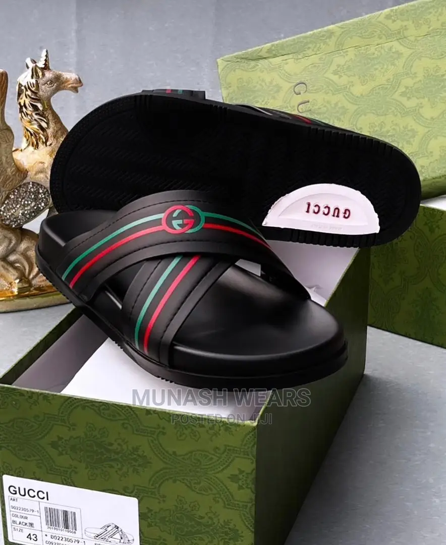 Gucci Leather Slipers
