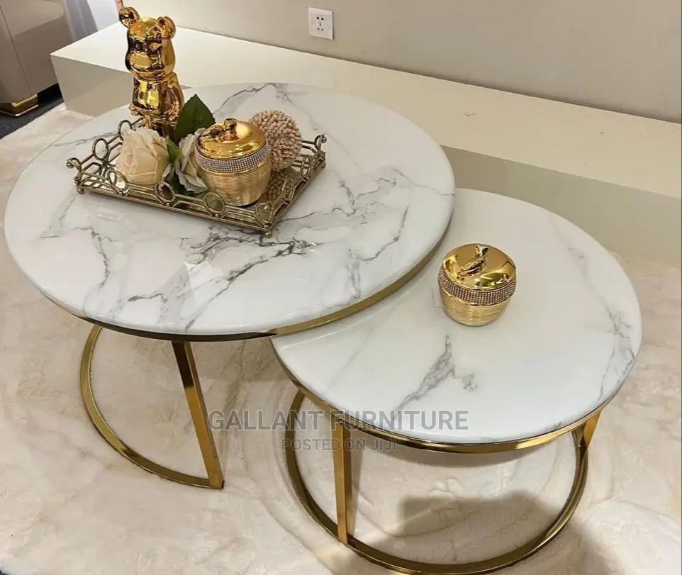 Quality Luxury Marble Top Center Tables