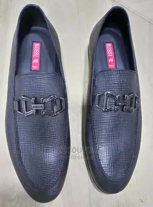 Original Italian ROSSI Leather Loafers Available in Store