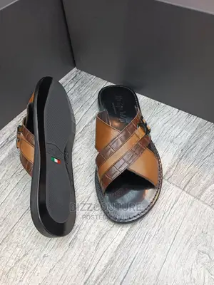 Original Italian Leather Slippers Available in Store