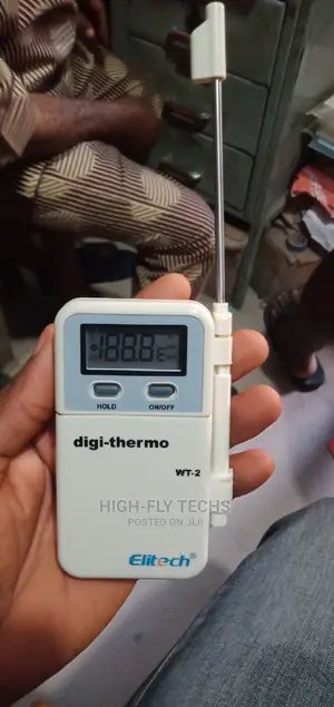Elitech Digital Thermometer With Stainless Steel Sensorprobe