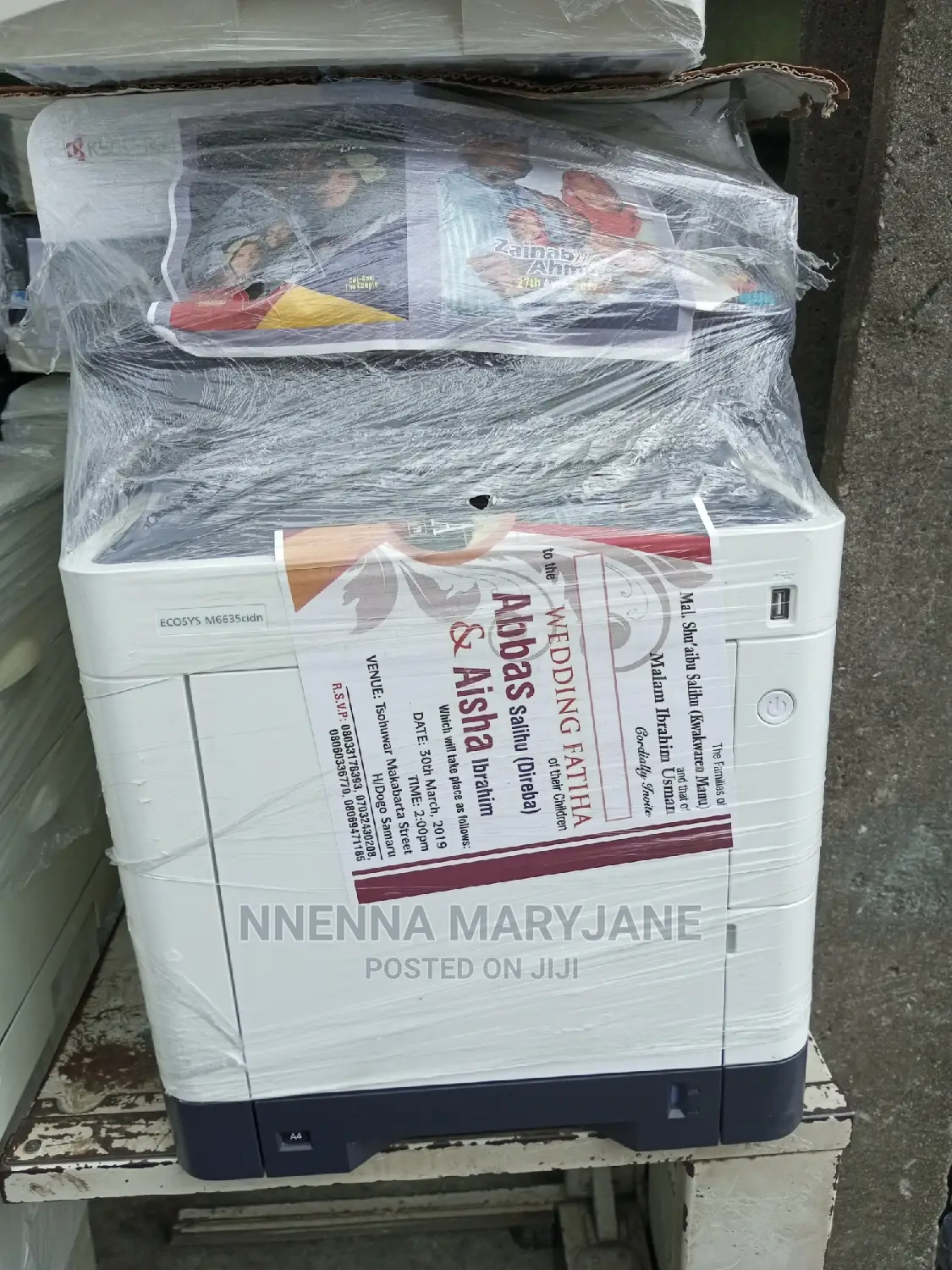 Kyocera A4 Colored Photocopy Machine,3 in 1