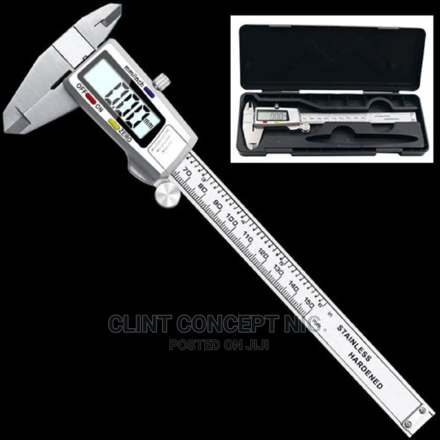6-inch 150mm Solar Wind Digital Caliper