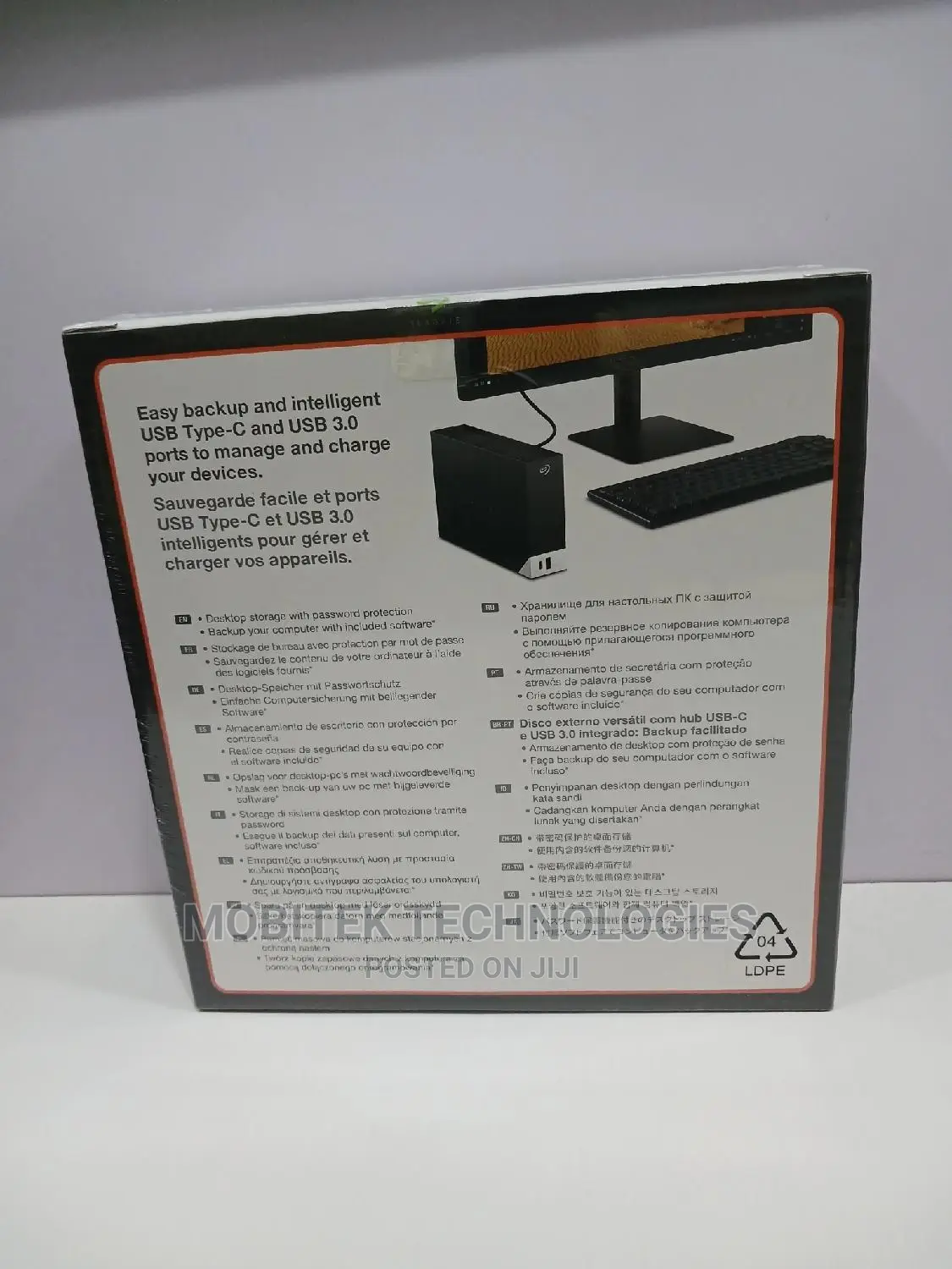 8tb Seagate One Touch External Power Storage Hard Drive