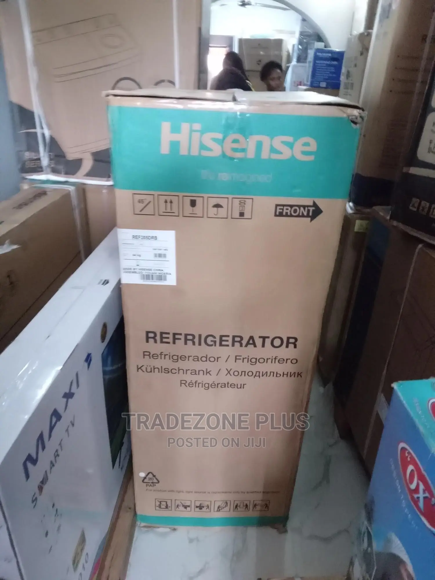 New 204 Liters Double Door Refrigerator-Hisense