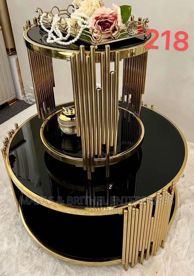 Quality Imported Center Table With Side Tables