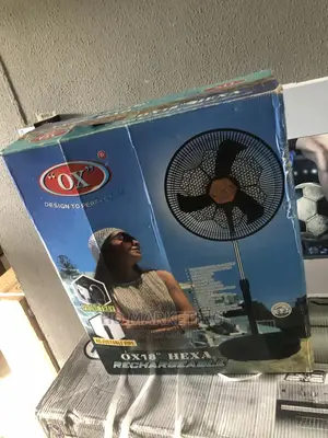 Cool Breeze 18" Rechargeable Ox Hexa Fan