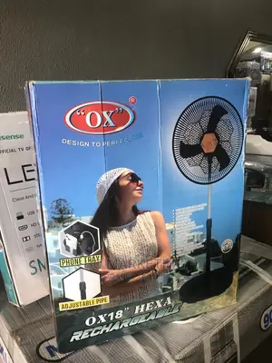 Best Quality Ox Hexa Rechargeable 18" Fan
