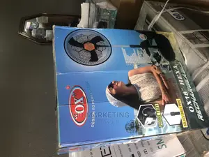 18" Rechargeable Standing Fan Ox Hexa