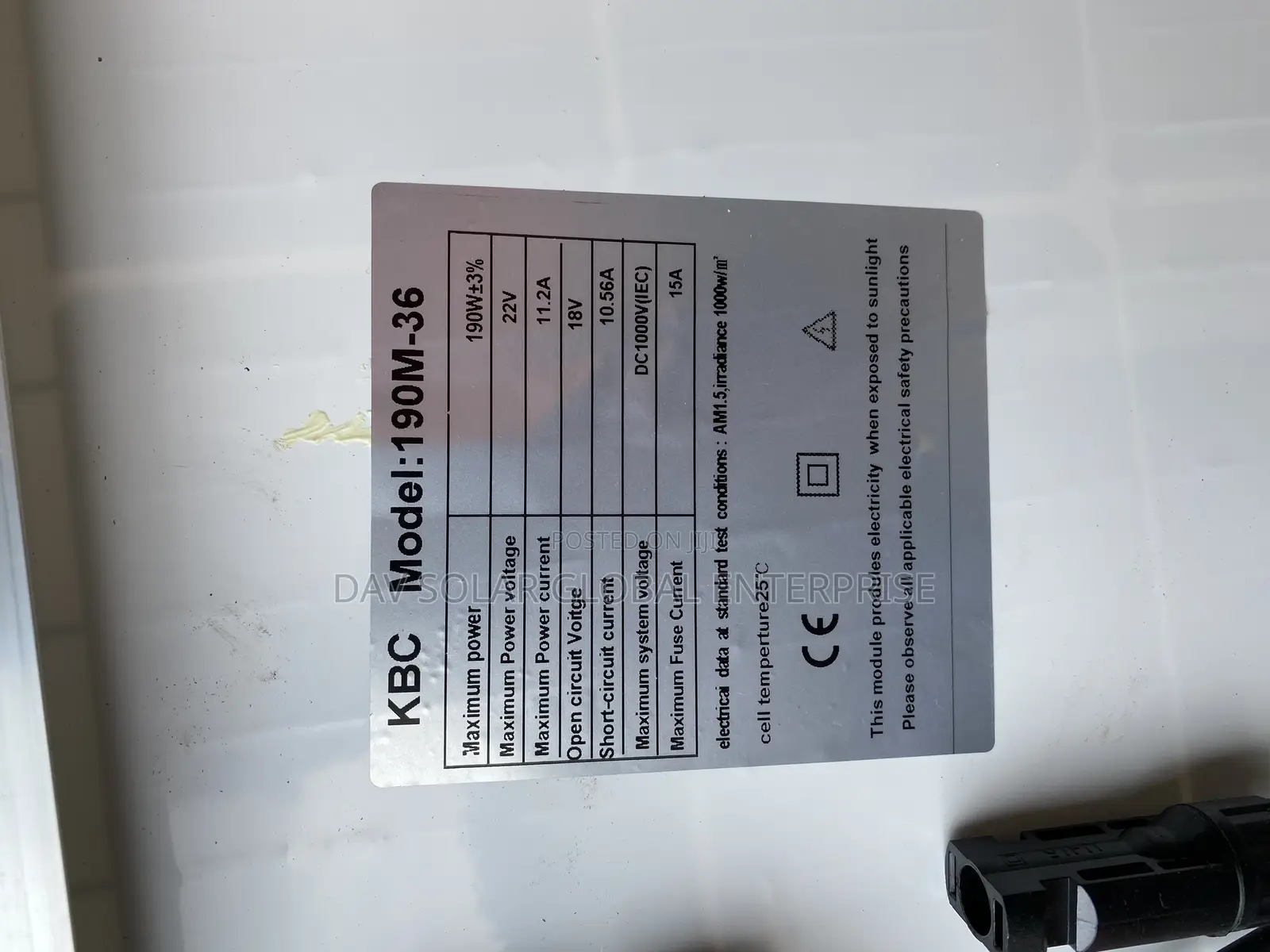 KBC Solar Panel