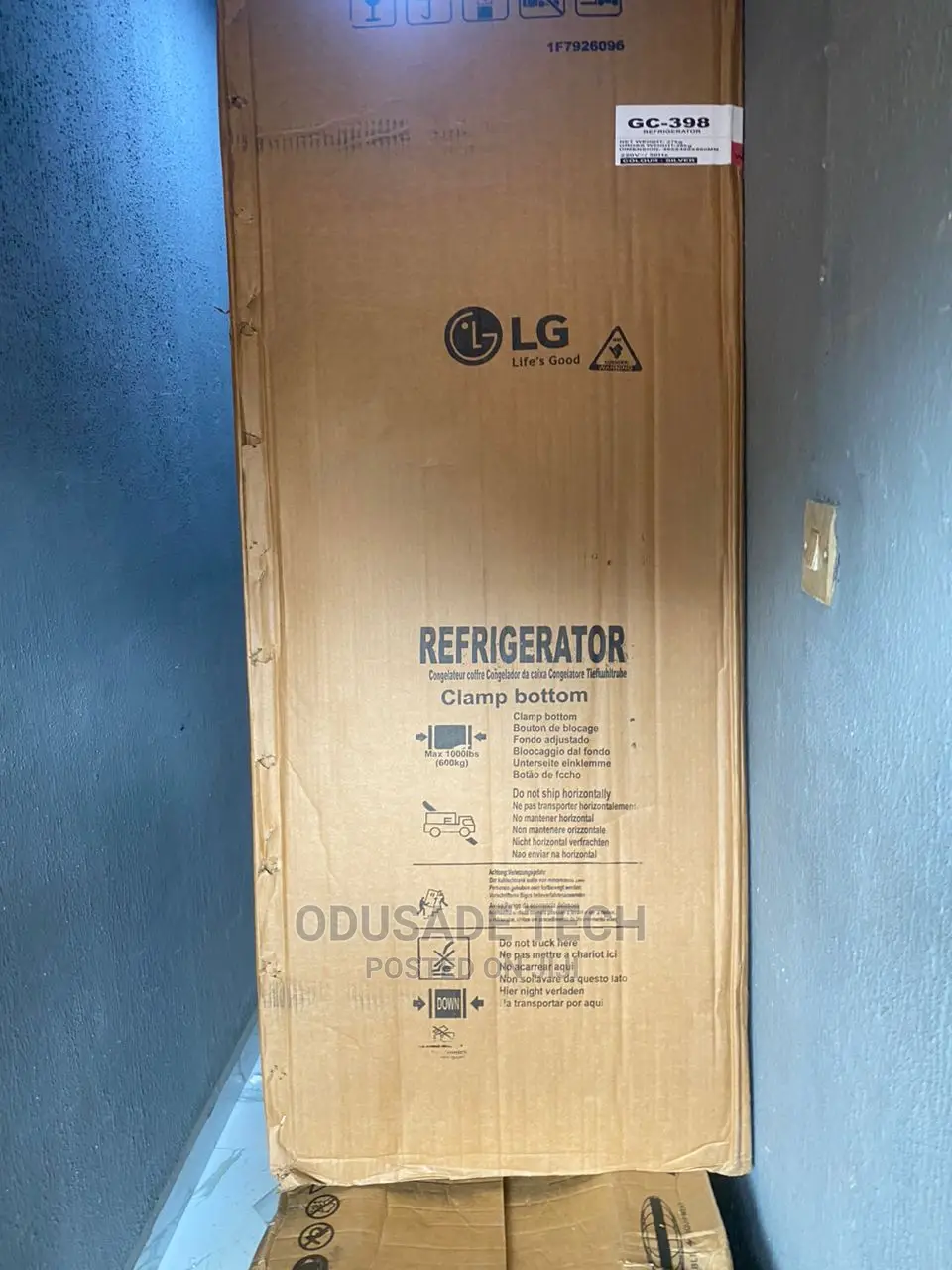 LG Gc-398l| 200L Refrigerator { Fast Cooling }