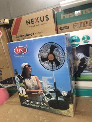New in ! Ox Hexa Rechargeable Fan 18"- Best Selling
