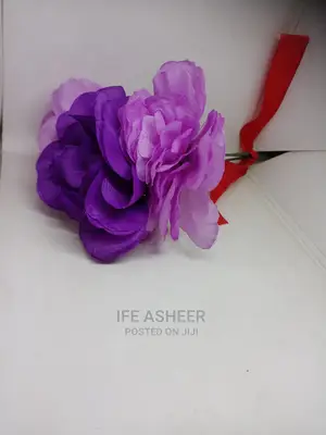 Romantic Simple Flowers in a Fancy Bag- Purple