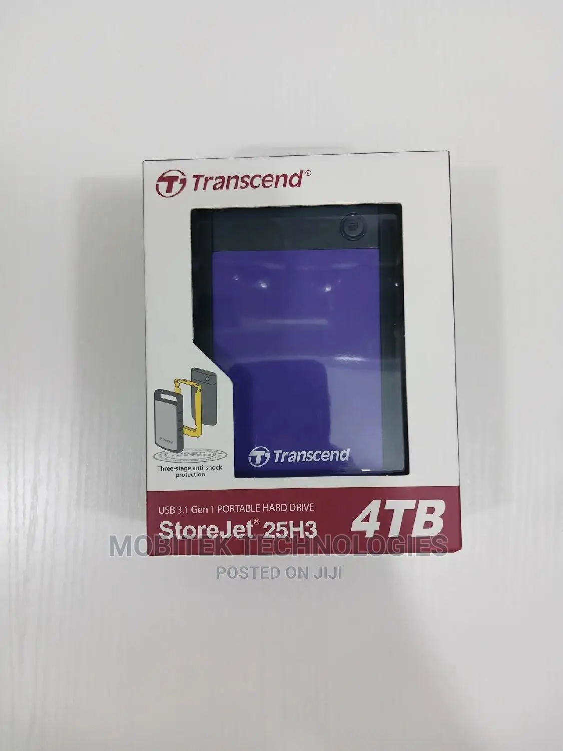 4tb Transcend External Portable Storage Hard Drive