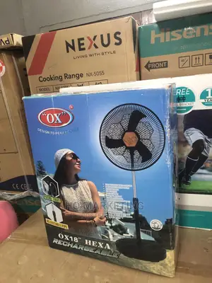 18" Fan Ox Rechargeable Ox Hexa