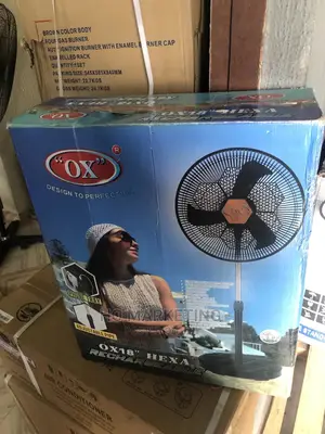 New Ox Hexa Rechargeable Standing Fan