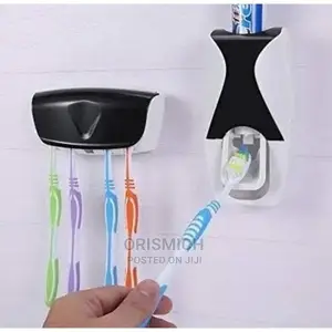 Tooth Paste and Toothbrush Dispenser
