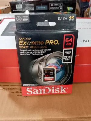 Sandisk 64gb Extreme Pro Sdxc Uhs-i Card(200mb/S)