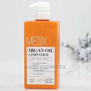Photo - Medix 5.5 Argan Oil 24kt Gold Age Rewind Cream.