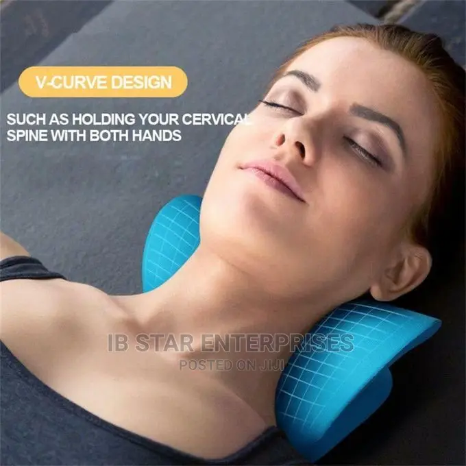 Cervical Chiropractic Neck Shoulder Relaxer Pillow Stretcher