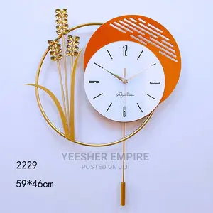 Luxury Gold Wall Clock