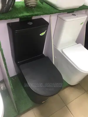 Black Argent Crystal Water Closet