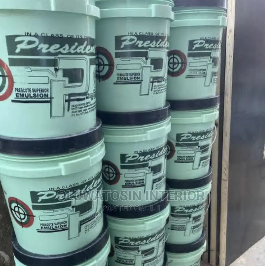 President Emulsion Paint in Lekki Building Materials, Oluwatosin