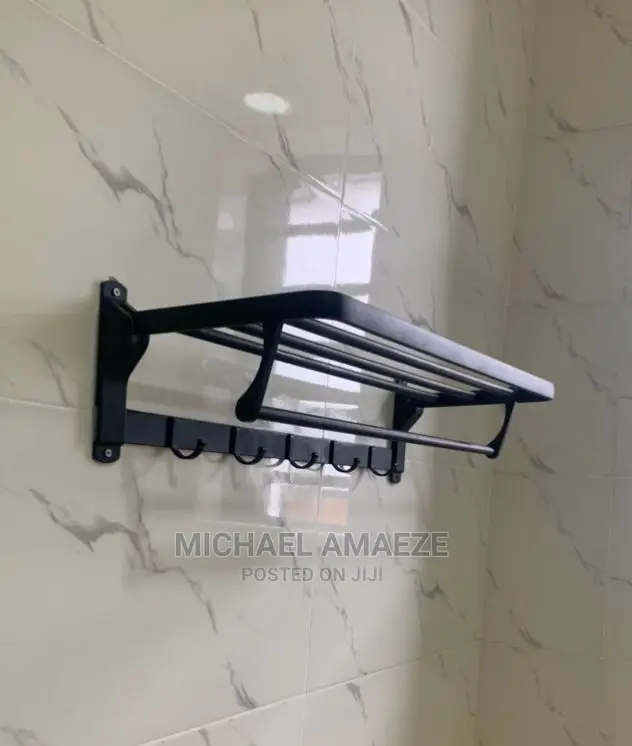 Black Multiple Towel Hanger
