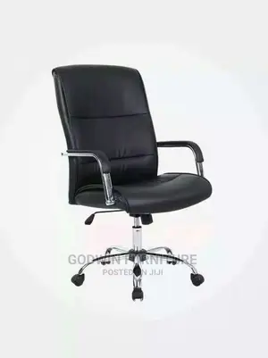 Office Armrest Leather Chair