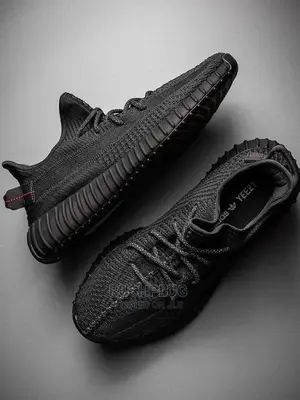 Yeezy 350 Static Black “Reflective” Sneakers