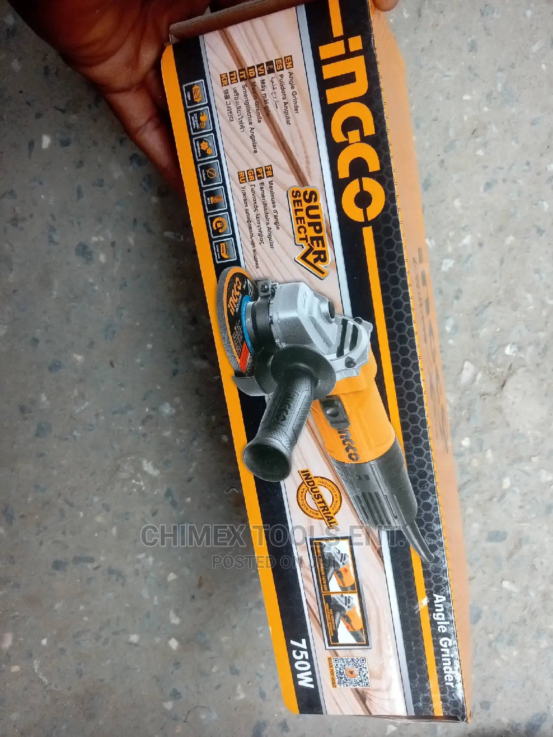 Cutting Machine Original Ingco 4/5" Cutting Machine