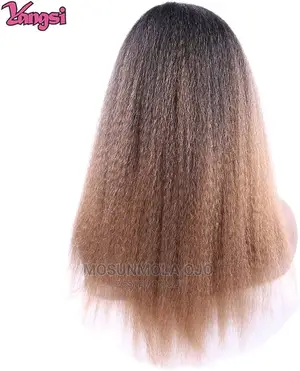 Silky Light 14inch Synthtic Yaki Afro Kinky Straight Wigs