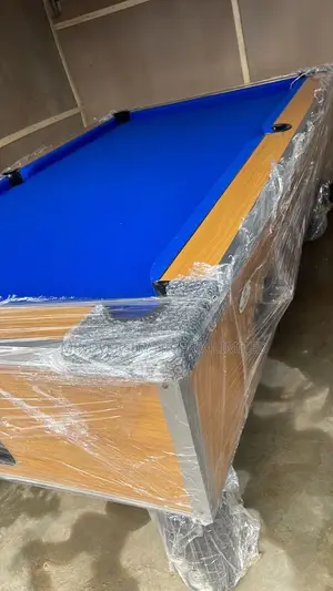 Marble Blue Felt Coin Operated Snooker Board Complete