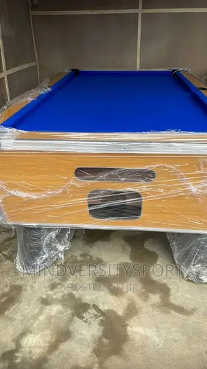 Marble Blue Felt Coin Operated Snooker Board Complete