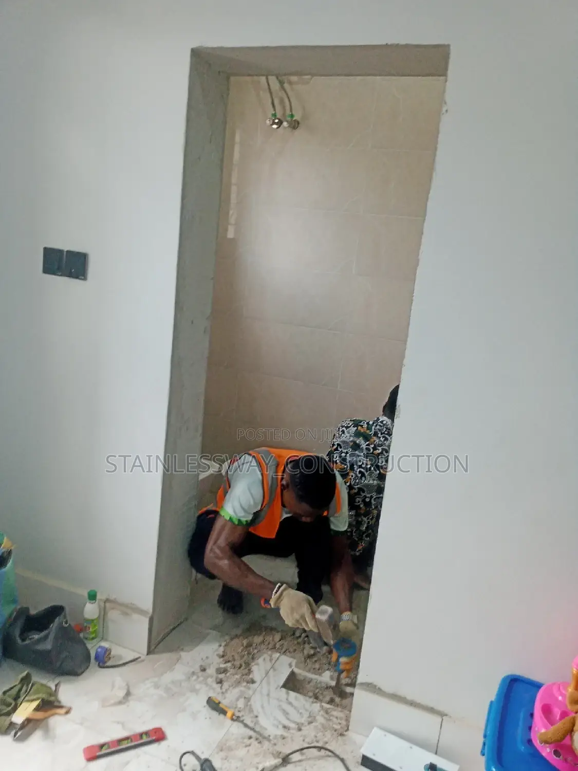Toilet Swing Door