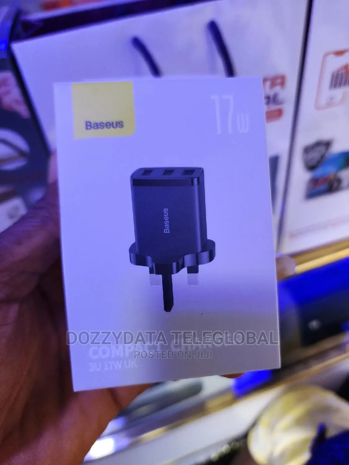 Baseus 17W USB Charger 3 USB Fast Charger for iPhone,Android