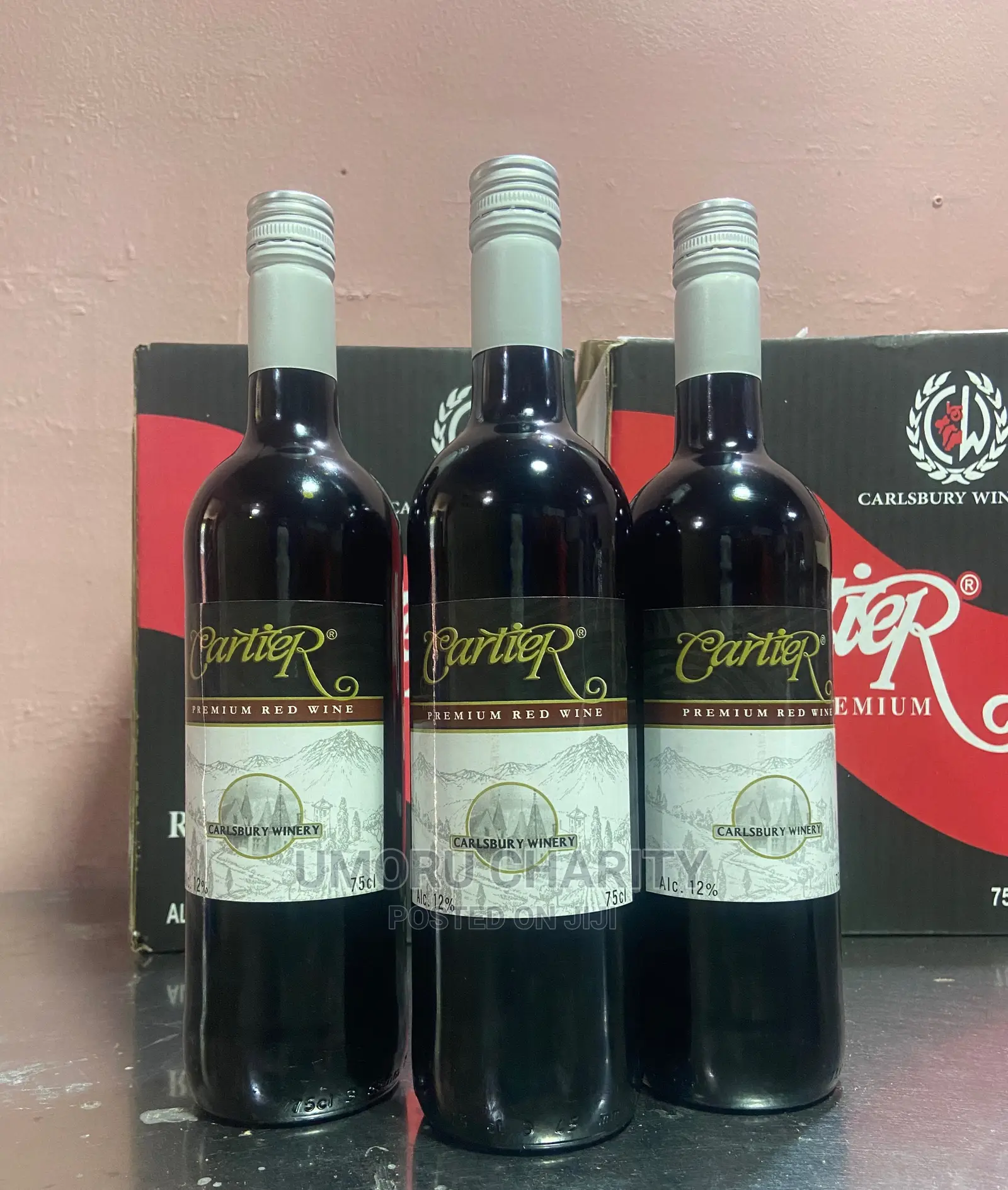 Cartier Premuim Red Wine, 75clx6
