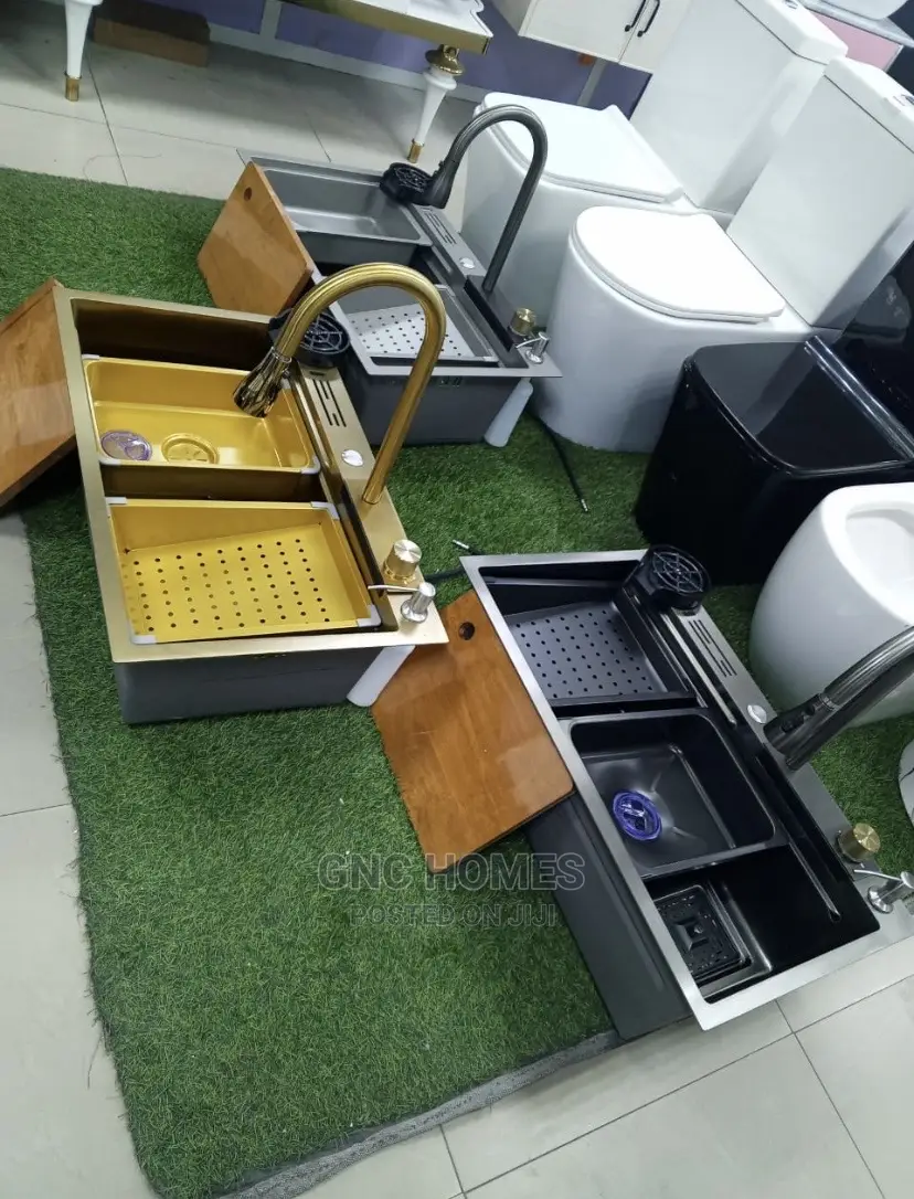 Kitchen Sink (Black Gold Anti Rust)