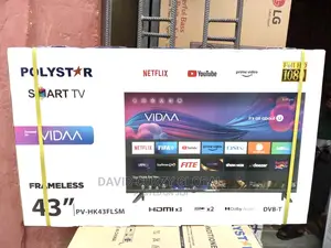 2023 POLYSTAR 43 Inch Smart Frameless Tv