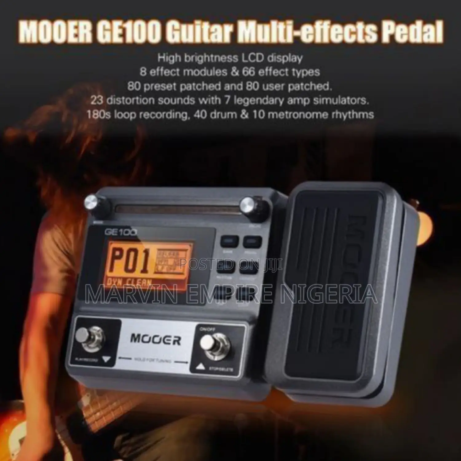 Mooer Ge100 Electric Guitar Effect With Multi Processor