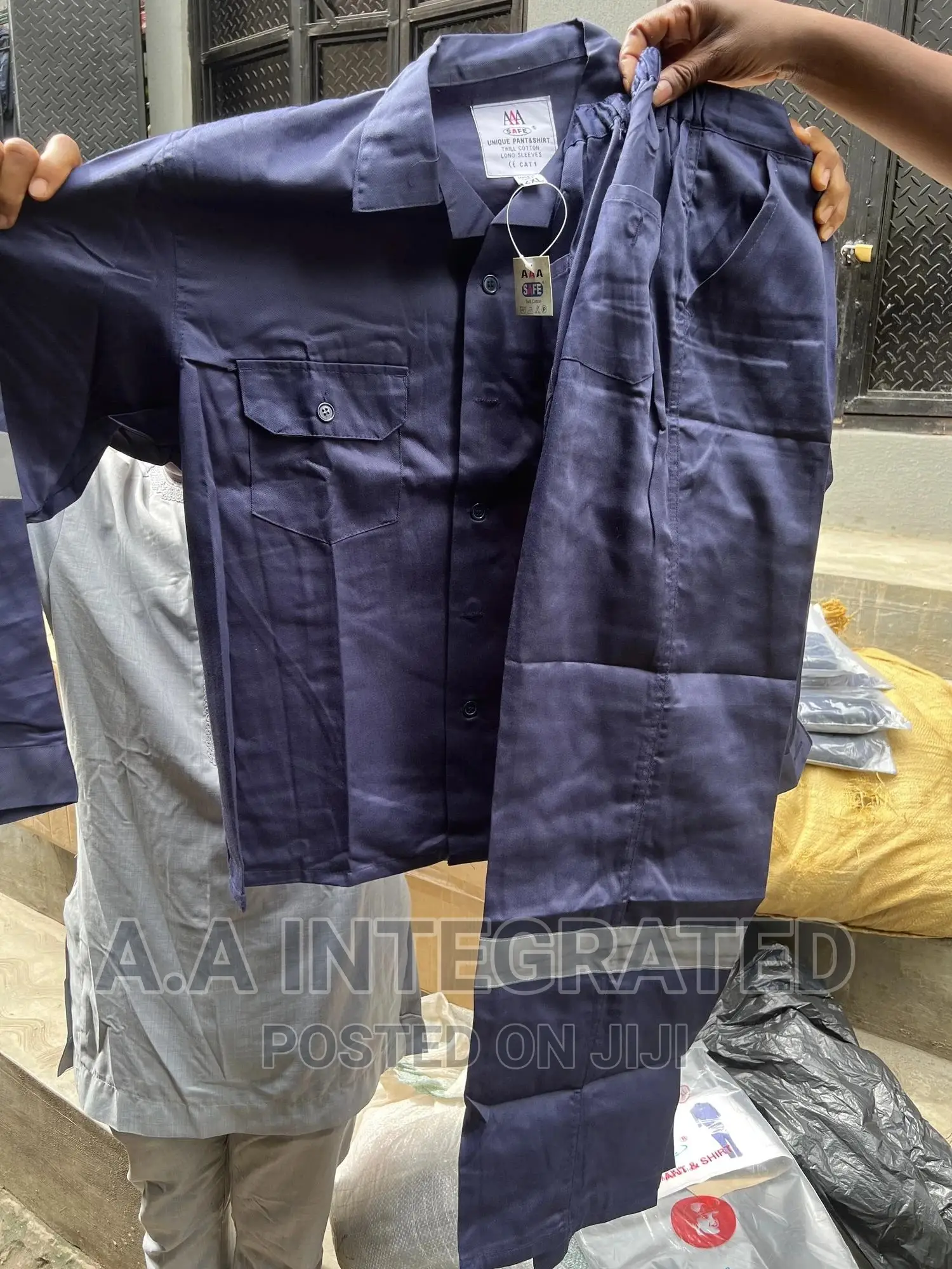 Coverall With Reflective Up/Down