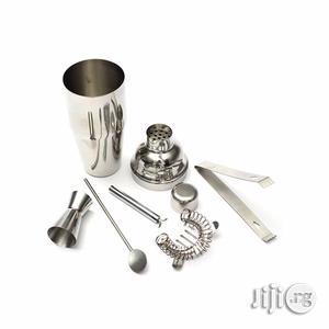 5 In 1 550ml S Steel Cocktail Shaker Mixer Bartender Bar Set